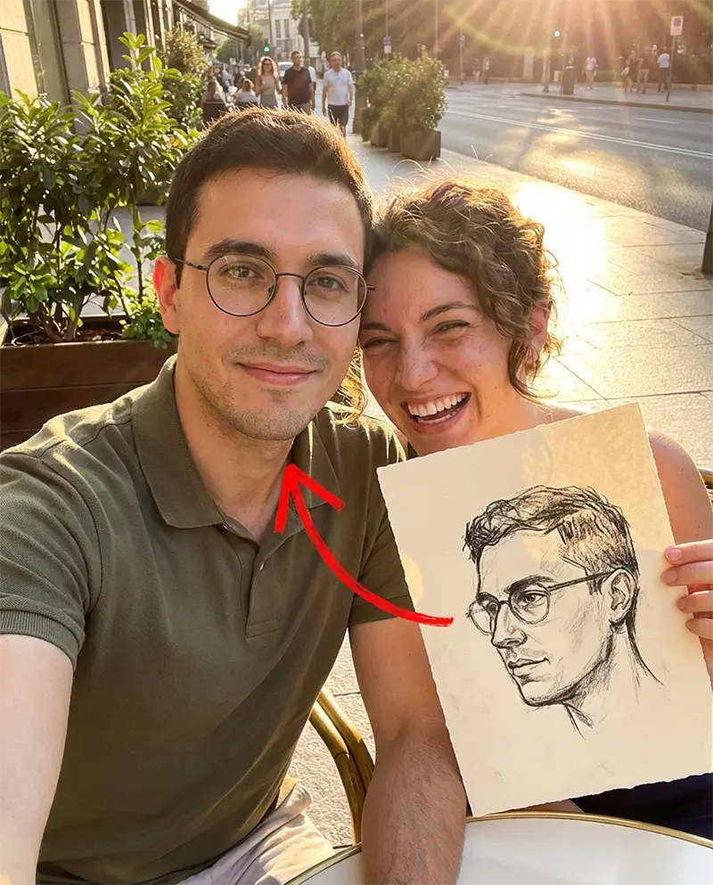 Portrait d'âme sœur révélé par Alexandra