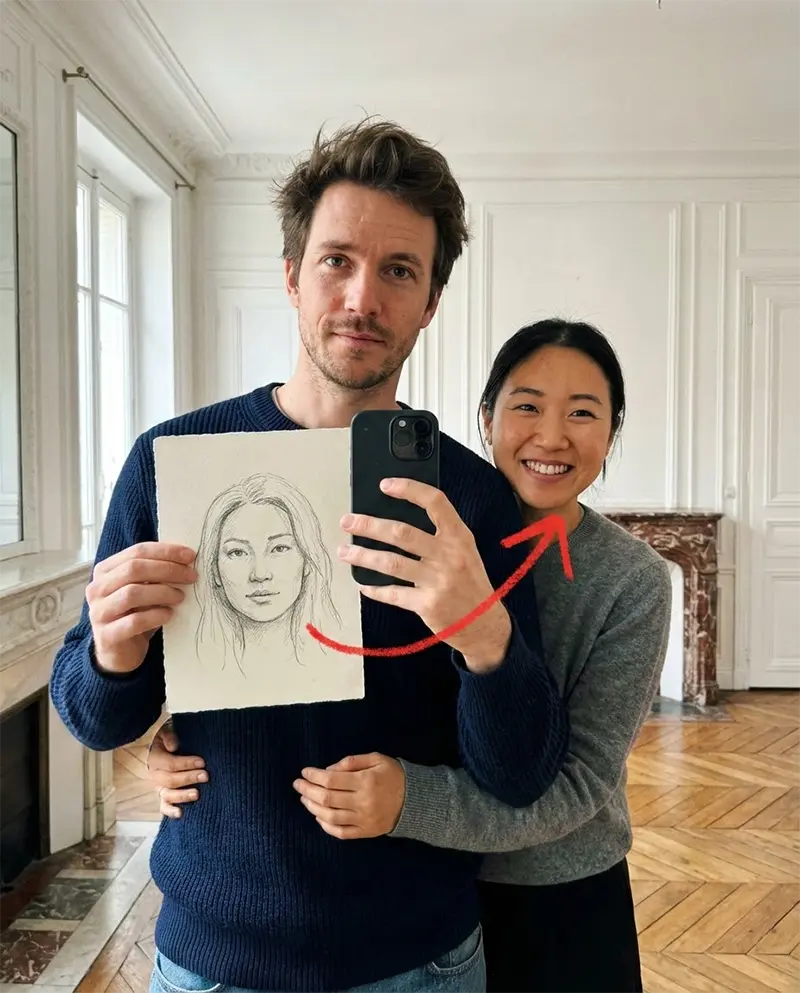 Portrait d'âme sœur révélé par Alexandra