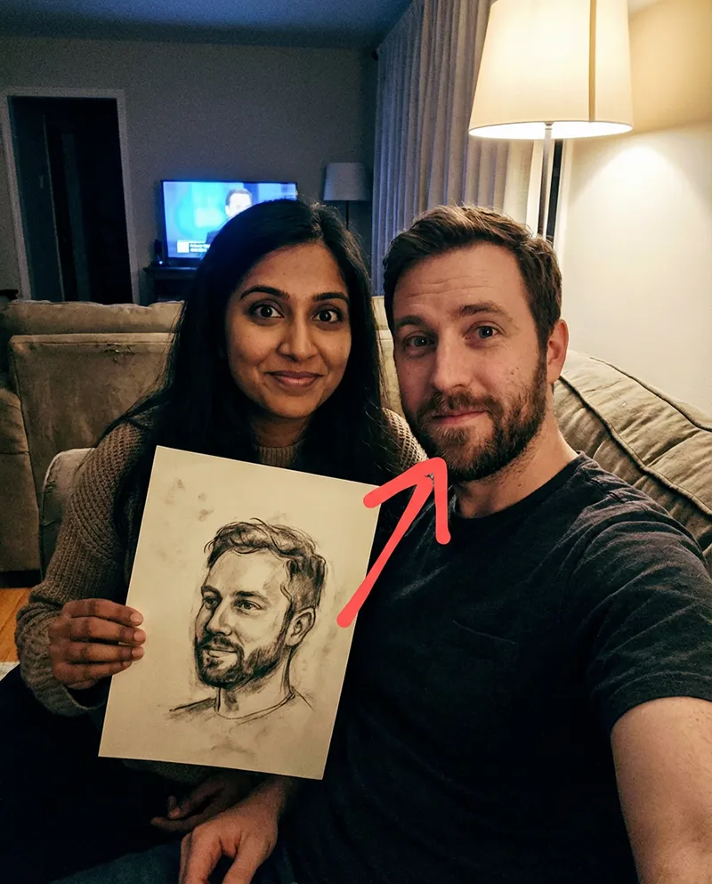 Portrait d'âme sœur révélé par Alexandra